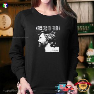 Singer Kris Kristofferson The Legend Retro Graphic Signature T shirt 1