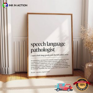 Speech Language Pathologist Definition Poster 2