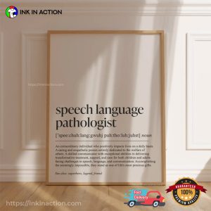 Speech Language Pathologist Definition Poster 3