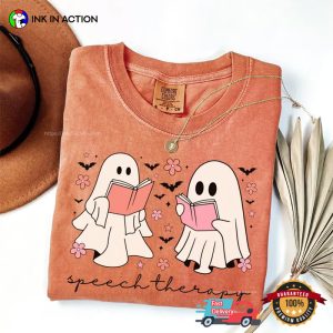 Speech Therapist Reading Ghost Comfort Colors T shirt 2