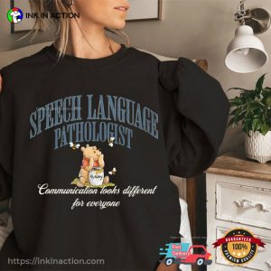 Speech Therapy Pathologist Winnie the Pooh Cute slp therapy T-shirt