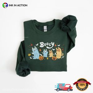 Spooky Season Funny Ghost Booey Halloween T Shirt 2