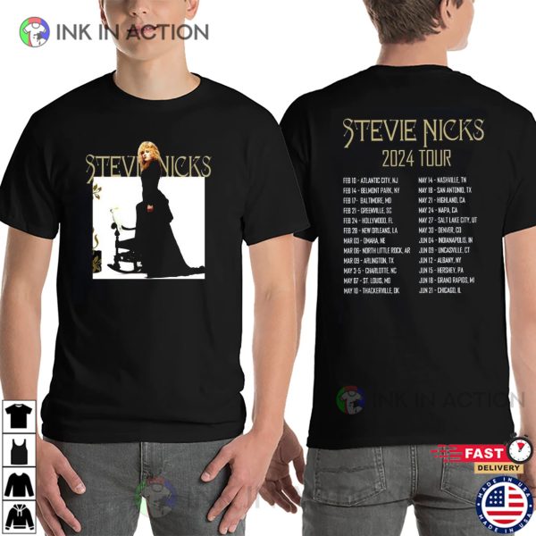 Stevie Nicks 2024 Tour 2 Sided Shirt