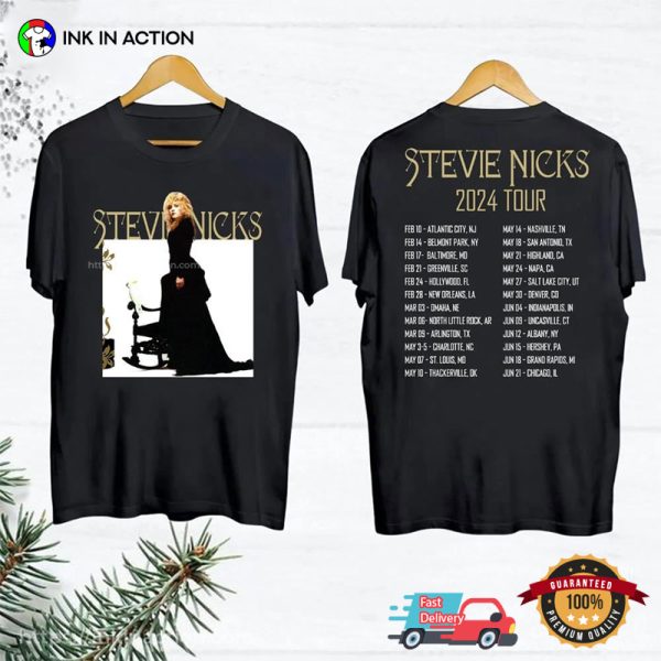 Stevie Nicks 2024 Tour 2 Sided Shirt