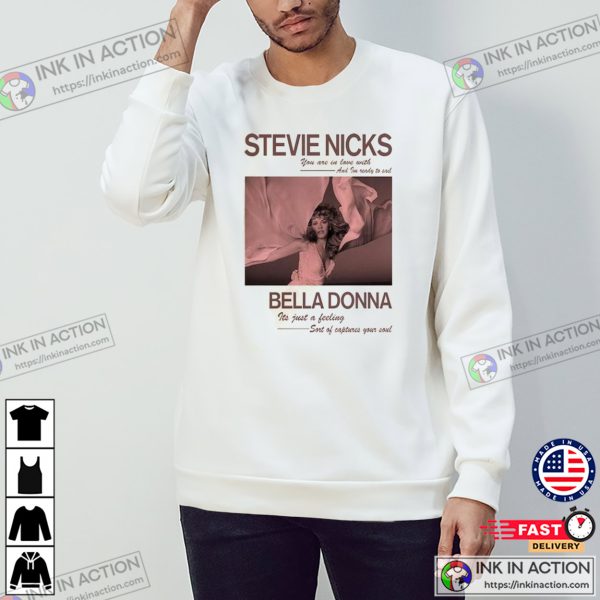 Stevie Nicks Bella Donna Vintage Fashion T-shirt