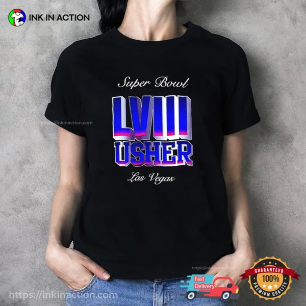 Super Bowl LVIII Las Vegas Usher Concert Tee