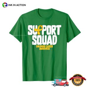 Support Squad Childhood Cancer Awareness T Shirt 2