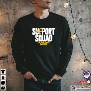 Support Squad Childhood Cancer Awareness T-Shirt