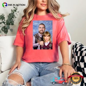 Swift And Kelce Funny Meme Comfort Colors T shirt 4