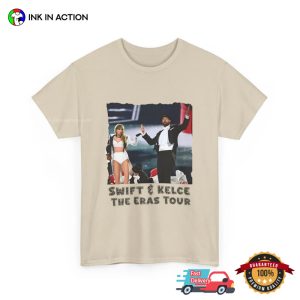 Swift N Kelce The Eras Tour Graphic T shirt 1