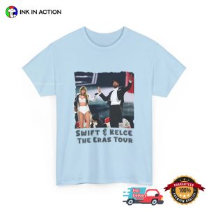 Swift N Kelce The Eras Tour Graphic T shirt 3