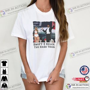 Swift N Kelce The Eras Tour Graphic T-shirt