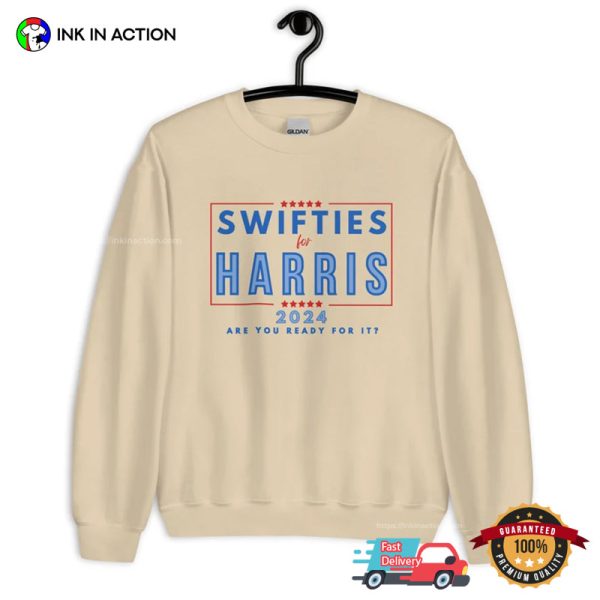 Swifties For Harris 2024 Cat Lady Campaign T-shirt