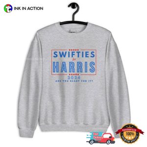 Swifties For Harris 2024 Cat Lady Campaign T shirt 3