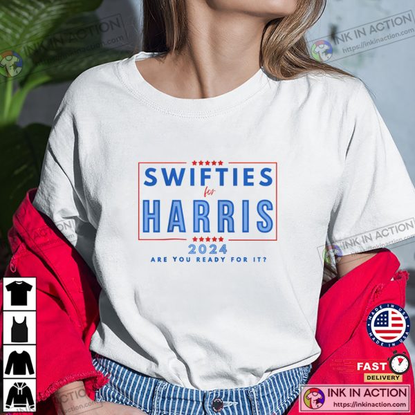 Swifties For Harris 2024 Cat Lady Campaign T-shirt