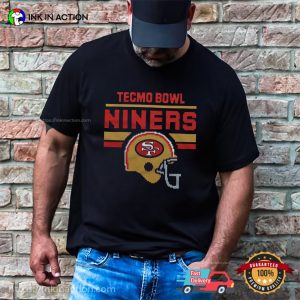 Tecmo Bowl SF Niners 8 Bit Style T-shirt