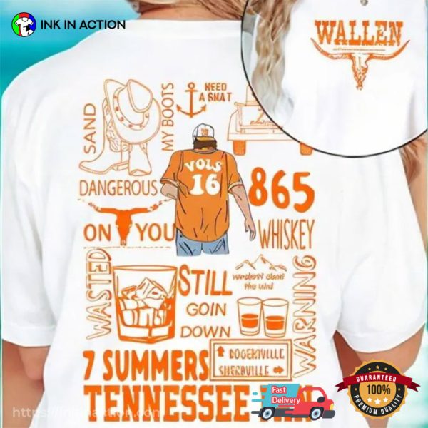 Tennessee Morgan Wallen Western Country Music Tee