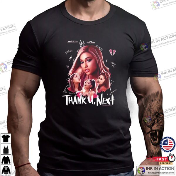 Thank U Next Ariana Grande Bootleg Graphic T-shirt