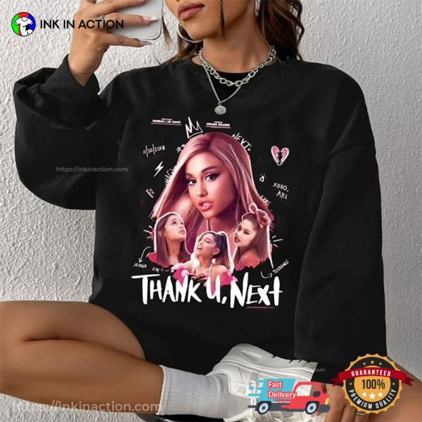 Thank U Next Ariana Grande Bootleg Graphic T-shirt