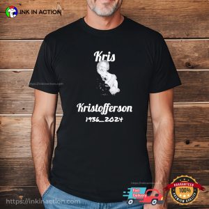 Thank You Kris Kristofferson 1936 2024 T shirt 2