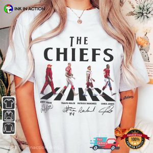 The Chiefs Abbey Road Walking Signatures KC Football T-shirt 1