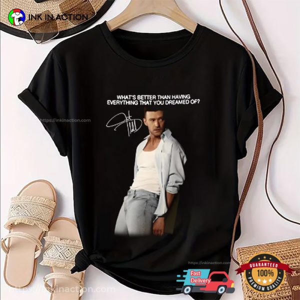 The Forget Tomorrow Justin Timberlake Signature T-shirt