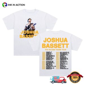 The Golden Years Tour Joshua Bassett Inspired 2 Sided Tee