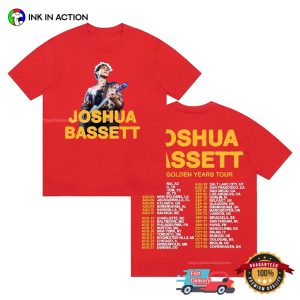 The Golden Years Tour Joshua Bassett Inspired 2 Sided Tee 2