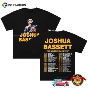 The Golden Years Tour Joshua Bassett Inspired 2 Sided Tee