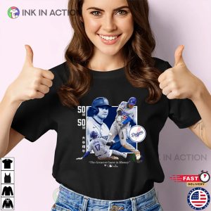 The Greatest Game In History LA Dodgers Shohei Ohtani Geaphic T shirt 1