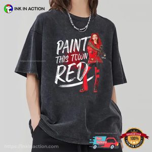 The Rise Of Red Paint This Town Descendants 4 Comfort Colors Tee 2