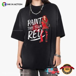 The Rise Of Red Paint This Town Descendants 4 Comfort Colors Tee 3