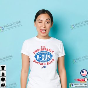 The Unstoppable Buffalo Bills K-gun Offence Vintage T-shirt