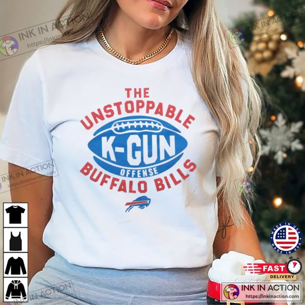 The Unstoppable Buffalo Bills K-gun Offence Vintage T-shirt