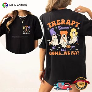 Therapy Squad Hocus Pocus slp therapy team Comfort Colors T shirt 1