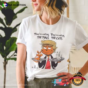 They're Eating The Dogs And The Cat Trump Debate 2024 T shirt 2