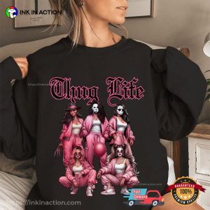 Thug Life Horror Movie Halloween Characters Shirt