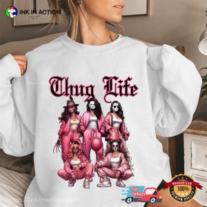 Thug Life Horror Movie Halloween Characters Shirt 4