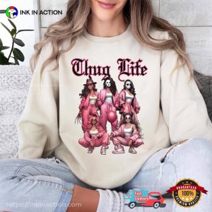 Thug Life Horror Movie Halloween Characters Shirt 5