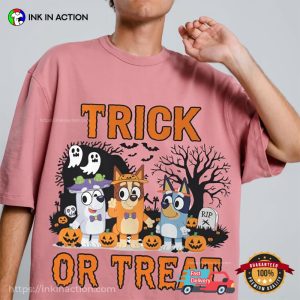 Trick Or Treat Bluey Comfort Colors T shirt 2