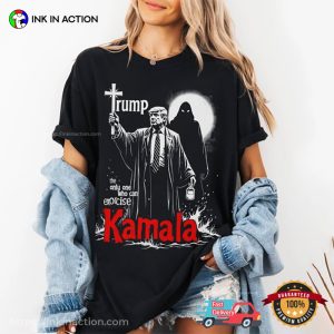 Trump Exorcise Kamala Funny Anti Kamala Comfort Colors Tee 3