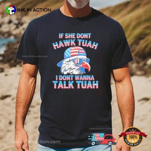 USA Patriotic Eagle Hawk Tuah T shirt 2