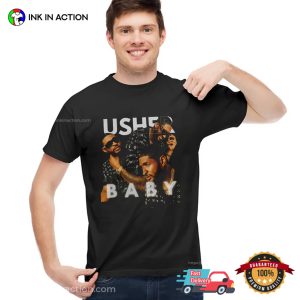 Usher Baby Tour Collage T Shirt 1