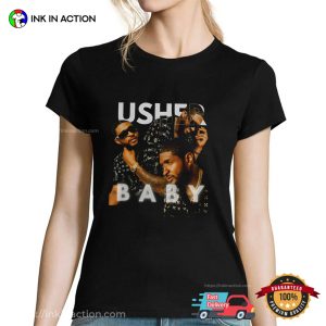 Usher Baby Tour Collage T Shirt 3