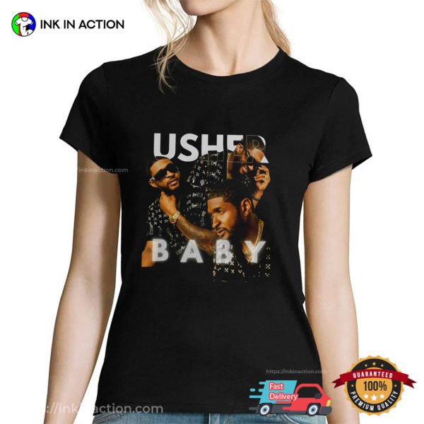 Usher Baby Tour Collage T-Shirt