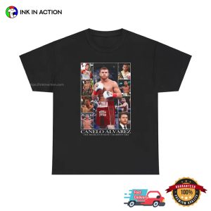 Vintage 90s Canelo Alvares Mexican Boxing Champion T shirt 3