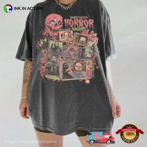 Vintage 90s Halloween Horror Night Comfort Color Tee 3
