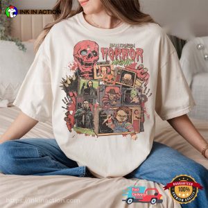 Vintage 90s Halloween Horror Night Comfort Color Tee