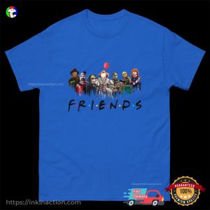 Vintage Horror Characters Friends HALLOWEEN T shirt