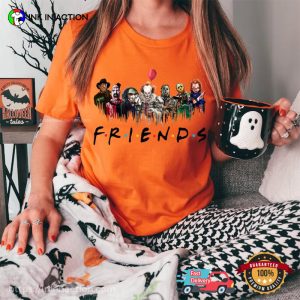 Vintage Horror Characters Friends HALLOWEEN T-shirt